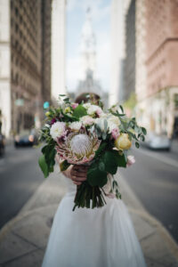 Philly wedding bouquet